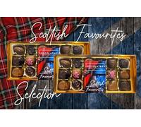 Belgian Milk, Dark And White Scottish Favourites Handmade Selection Gift Box.