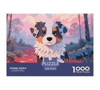Belgian Shepherd Dog 1000 Piece Jigsaw Puzzle Educational Games Creative Pet Dog Jigsaw Puzzles Beautiful Decoration Puzzle for Adults And Kids 70x50cm/1000pcs