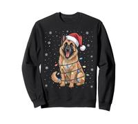 Belgian Shepherd Dog Christmas Tree Lights Dogs Xmas Pajamas Sweatshirt