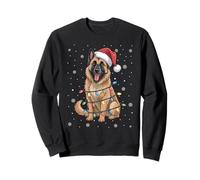 Belgian Shepherd Dog Tree Lights Christmas Sweater Pet Dogs Sweatshirt
