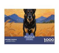 Belgian Shepherd Jigsaw Puzzles for Adults 1000 Beautiful Decoration Puzzle Cute Dog Challenging Puzzles Gifts for Men38x26cm/1000pcs