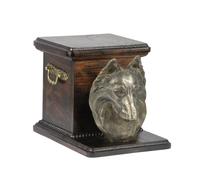 Pet Cremation Urns for Dog's ashes,Dog statue Pet memorial Casket Ash Box