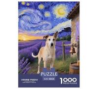 Belgian Tervuren 1000 Pieces Jigsaw Puzzles Cute Pets Jigsaw Puzzles for Kids Staycation Kill Time Home Decoration Educational Games Gifts Age 14+ ForAdults 38x26cm/1000pcs