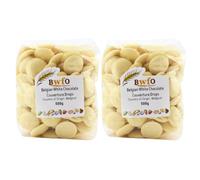 Belgian White Chocolate Couverture Drops 1kg (BWFO)
