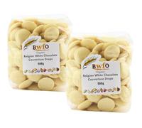 Belgian White Chocolate Couverture Drops 1kg (BWFO)