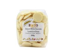 Belgian White Chocolate Couverture Drops (BWFO)