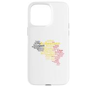 Belgie Flag, Belgium Travel, Belgium Outline, Belgium Flag Case for iPhone 15 Pro Max