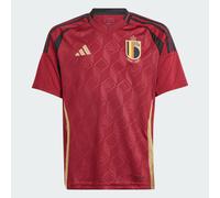 Kids Football Shirt Red 2024-2025 Belgium Home Soccer Training Tee Sportswear
