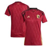 Belgium adidas Football Home Shirt Jersey Women's 2024 Burgundy