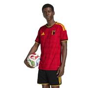 Adidas Belgium 26/27 Authentic Home Short Sleeve T-shirt Red 3XL Men
