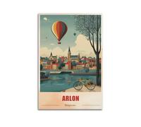 Belgium ARLON Vintage Travel Poster Print Photo Art Painting Canvas Home Decorative Bedroom Modern Decors 24x36inch(60x90cm)