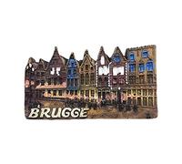 Belgium Brugge Bruges 3D Refrigerator Magnet Tourist Souvenirs Resin Magnetic Stickers Fridge Magnet Home & Kitchen Decoration from China