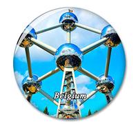 Belgium Brussels Atomium Fridge Refrigerator Magnet Decorative Magnet Sticker Travel Souvenir Collection Tourist City Gift Whiteboard Kitchen