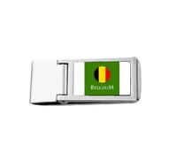 Belgium Brussels EUAN Union Slim Money Clip Stainless Holder Pocket Wallet