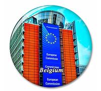 Belgium Brussels European Commission Fridge Magnet Decorative Magnet Bottle Opener Tourist City Travel Souvenir Collection Gift Strong Refrigerator Sticker