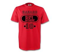 Belgium Eden Hazard Bel T-Shirt in Red | Size: XL Belgium Red XL