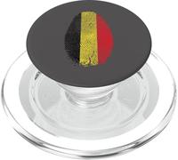 Belgium Flag Fingerprint It is in my DNA Gift for Belgian PopSockets PopGrip for MagSafe