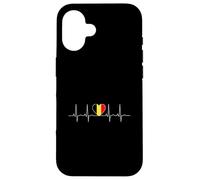 Belgium Flag Heartbeat It is in my DNA Gift for Belgian Case for iPhone 16