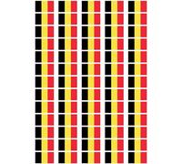 Belgium Flag self Adhesive matt Paper Labels/Stickers