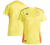 Belgium Football Shirt Away Authentic FA 25 adidas Yellow Womens Official
