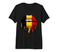 Belgium Girl Lips Drip Premium T-Shirt