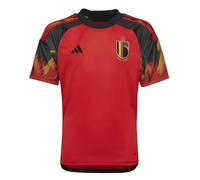 Belgium Junior 2022 2023 Home Shirt in Red | Size: 7-8 Years Belgium Red 7-8 Years