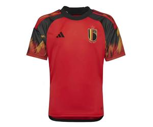 Belgium Junior 2022 2023 Home Shirt in Red | Size: 7-8 Years Belgium Red 7-8 Years