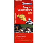 Belgium & Luxembourg 2018 - Michelin National Map 716: Map (Michelin National Maps)