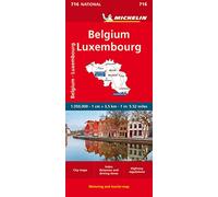 Belgium & Luxembourg - Michelin National Map 716: Straßen- und Tourismuskarte 1: 350 000 (Michelin Maps, 716)