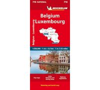 Belgium & Luxembourg - Michelin National Map 716