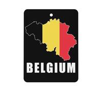 Belgium Map Belgian Flag Car Air Freshener Hanging Fragrance Tablet Interior Home Decor