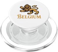 Belgium Pride Belgian Flag Lion Rampant PopSockets PopGrip for MagSafe