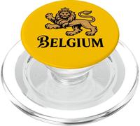 Belgium Pride Belgian Flag Lion Rampant PopSockets PopGrip for MagSafe