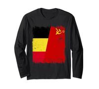 Belgium Soviet Union Flag Belgian USSR Heritage Long Sleeve T-Shirt