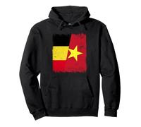 Belgium Vietnam Half Flag Belgian Vietnamese History Pullover Hoodie