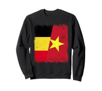 Belgium Vietnam Half Flag Belgian Vietnamese History Sweatshirt
