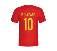 Belgium Women's Eden Hazard Hero T-Shirt in Red | Size: Small Belgium Red S