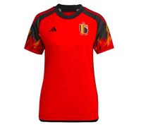 Belgium Women's Personalised 2022 2023 Home Shirt in Red | Size: Small Belgium Red S
