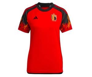 Belgium Women's Personalised 2022 2023 Home Shirt in Red | Size: Small Belgium Red S