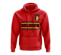 Belgium Women's Personalised Core Football Country Hoody in Red | Size: Medium Belgium Red M