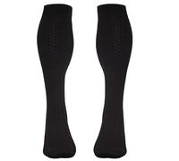 BELGLY Mens Kilt Socks Traditional Scottish Highland Wear Wool Kilt Hose Casual Wedding Sports Leg Warmers (Black Bubble, Medium)