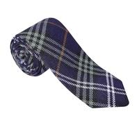 BELGLY Neck Ties for Men, Scottish Highland Tartan Neckties, Tartan kilt Check Tie, Acrylic Clan Wool Men Ties (Cassidy)