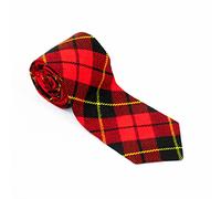 BELGLY Neck Ties for Men, Scottish Highland Tartan Neckties, Tartan kilt Check Tie, Acrylic Clan Wool Men Ties (Wallace)