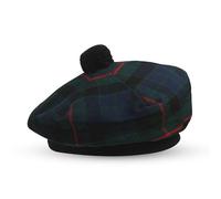 BELGLY Scottish Hat Tam o' Shanter Acrylic Tammy Jimmy Flat Bonnet in Many Tartans (Gunn)