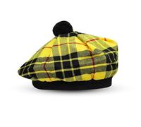 BELGLY Scottish Hat Tam o' Shanter Acrylic Tammy Jimmy Flat Bonnet in Many Tartans (MacLeod of Lewis)