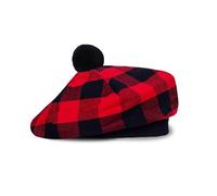 BELGLY Scottish Hat Tam o' Shanter Acrylic Tammy Jimmy Flat Bonnet in Many Tartans (Rob Roy)