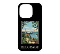 Belgrade Serbia Danube River Travel Art Case for iPhone 14 Pro