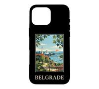 Belgrade Serbia Danube River Travel Art Case for iPhone 16 Pro Max