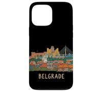 Belgrade Serbia Travel Souvenir City Landmark Gift Case for iPhone 13 Pro Max