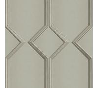Belgravia Alessia Panel Heavyweight Textured Vinyl Wallpaper Cream 218